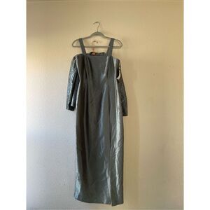 NWT Vintage cachet set embellished jacket and square neck dress 10‎